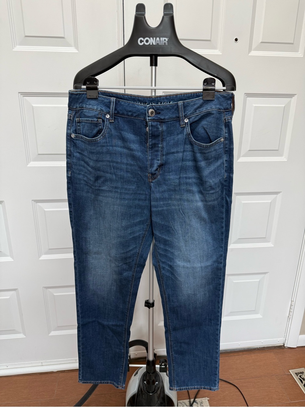 American Eagle Outfitters Women’s Dark Blue Boyfriend Jeans 14 LONG